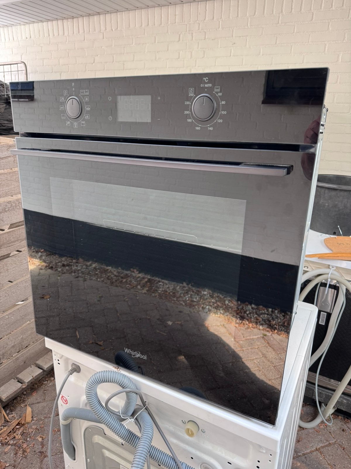 Inbouw oven 60 cm hoog whirlpool, Ophalen, Zo goed als nieuw