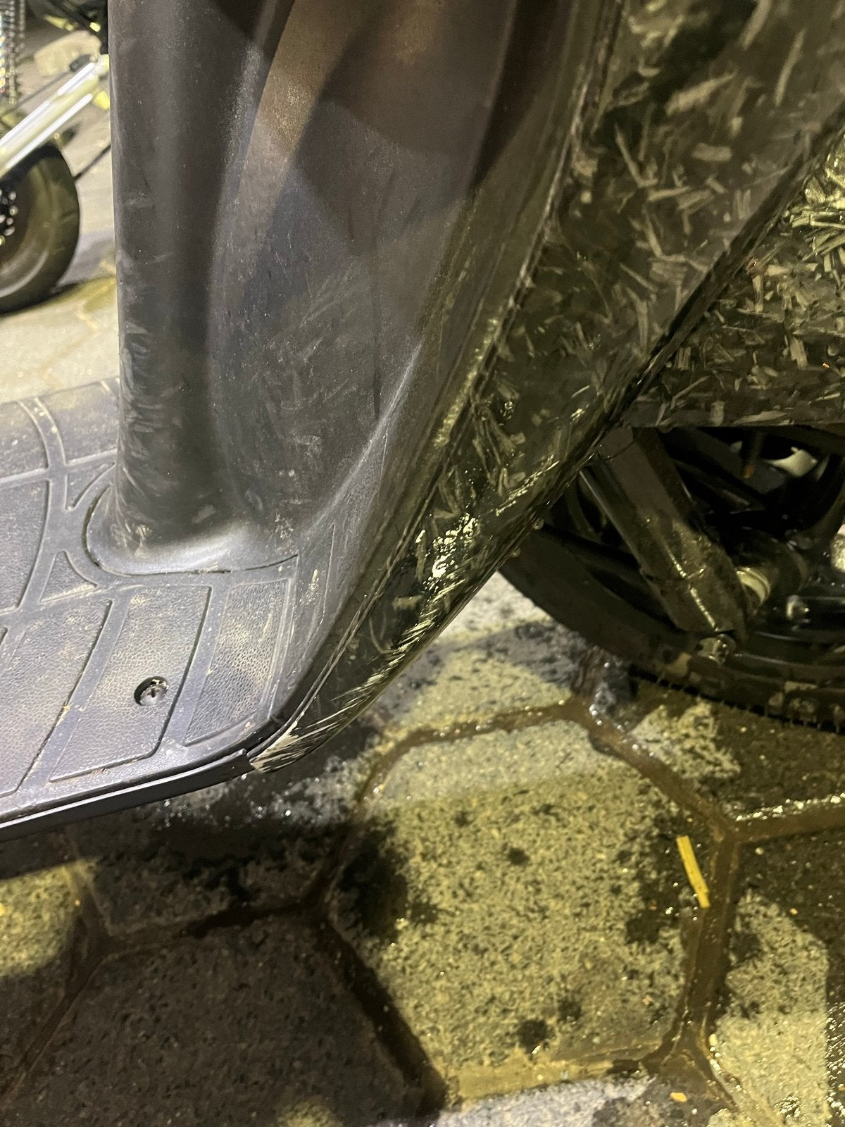 Piaggio Zip Type 3 Carbon Kappen (nep) - met schade, Ophalen of Verzenden, Gebruikt, Kap, Piaggio