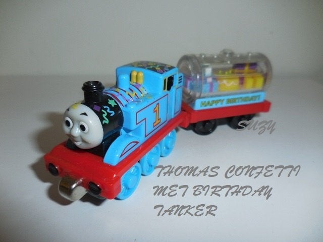 Thomas Confetti met Verjaardag Tanker, Thomas de Trein, Ophalen of Verzenden, Gebruikt