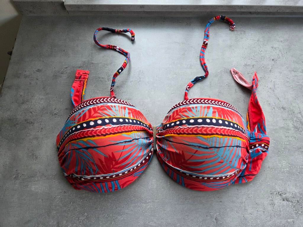 Bikini top met print Hunkemöller 85E, Kleding | Dames, Badmode en Zwemkleding, Ophalen of Verzenden, Bikini