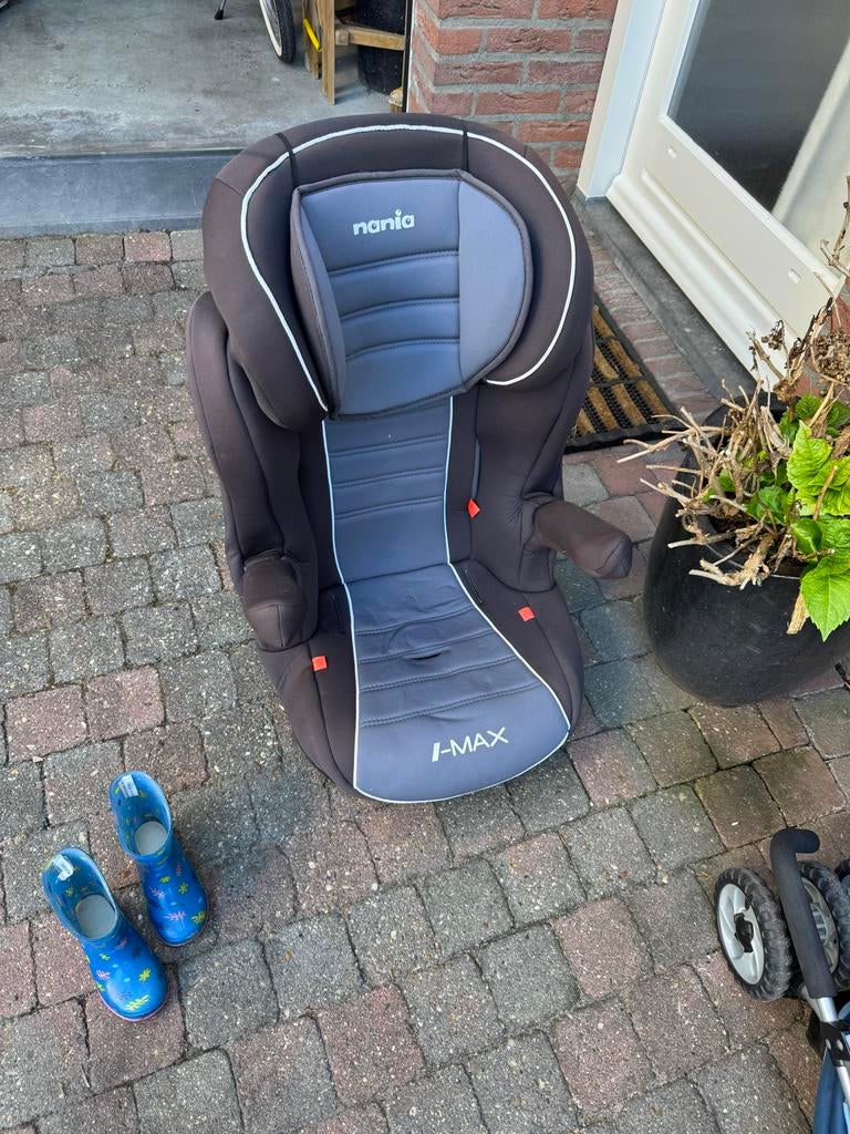 Nania I-Max autostoel - prima maar gebruikt, 9 t/m 36 kg, Ophalen, Overige merken, Gebruikt