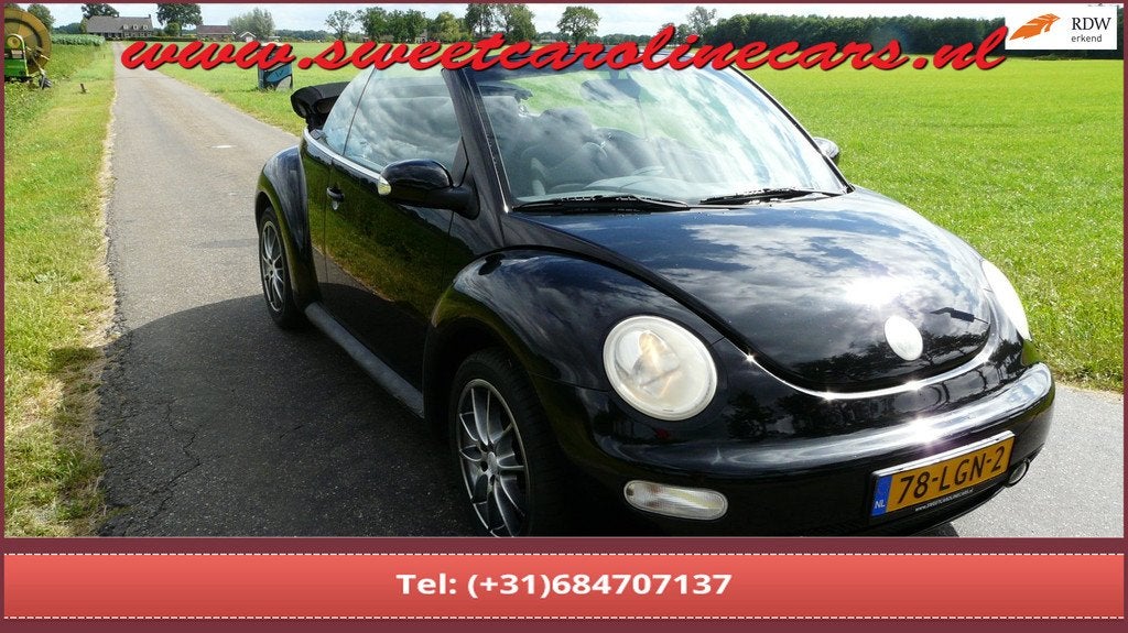 Volkswagen New Beetle Cabriolet 1.4 Highline,Airco,Elec.pakk, Auto's, Volkswagen, Voorwielaandrijving, Stof, Gebruikt, Beetle (Kever)