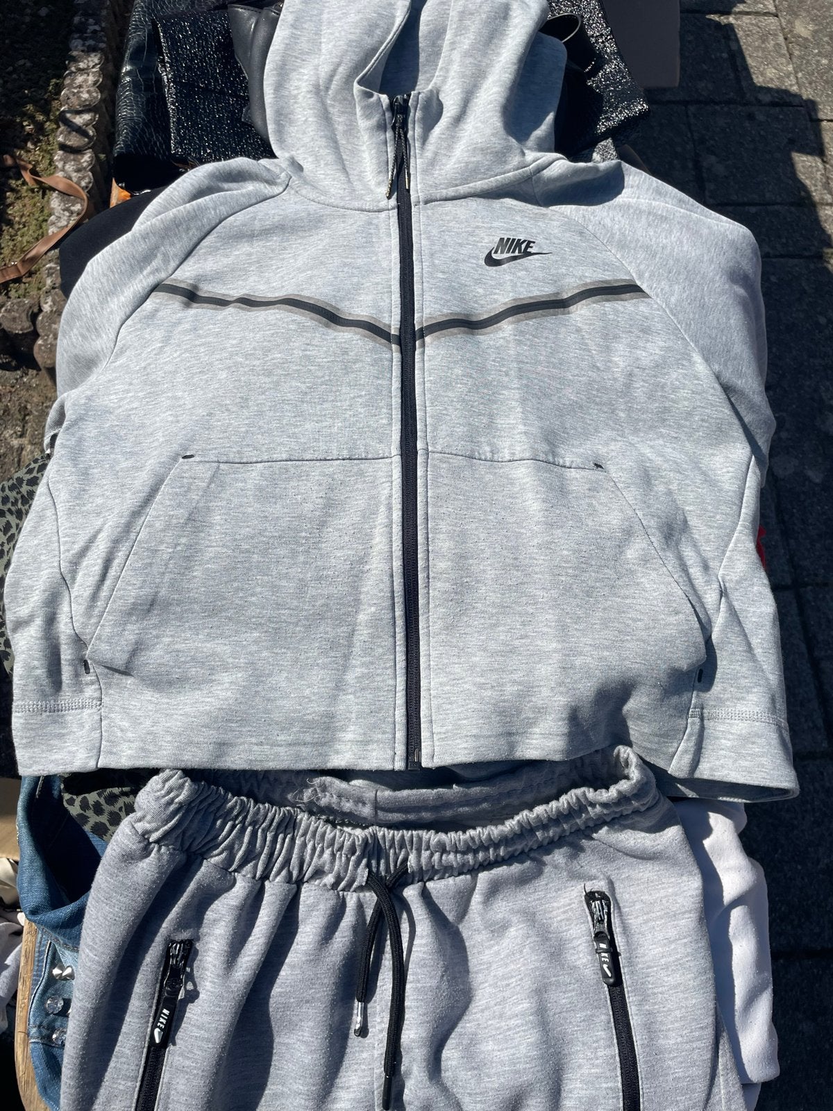 Nike Tech Fleece Pak - Grijs, Kleding | Heren, Sportkleding, Overige maten, Ophalen of Verzenden, Grijs, Gedragen