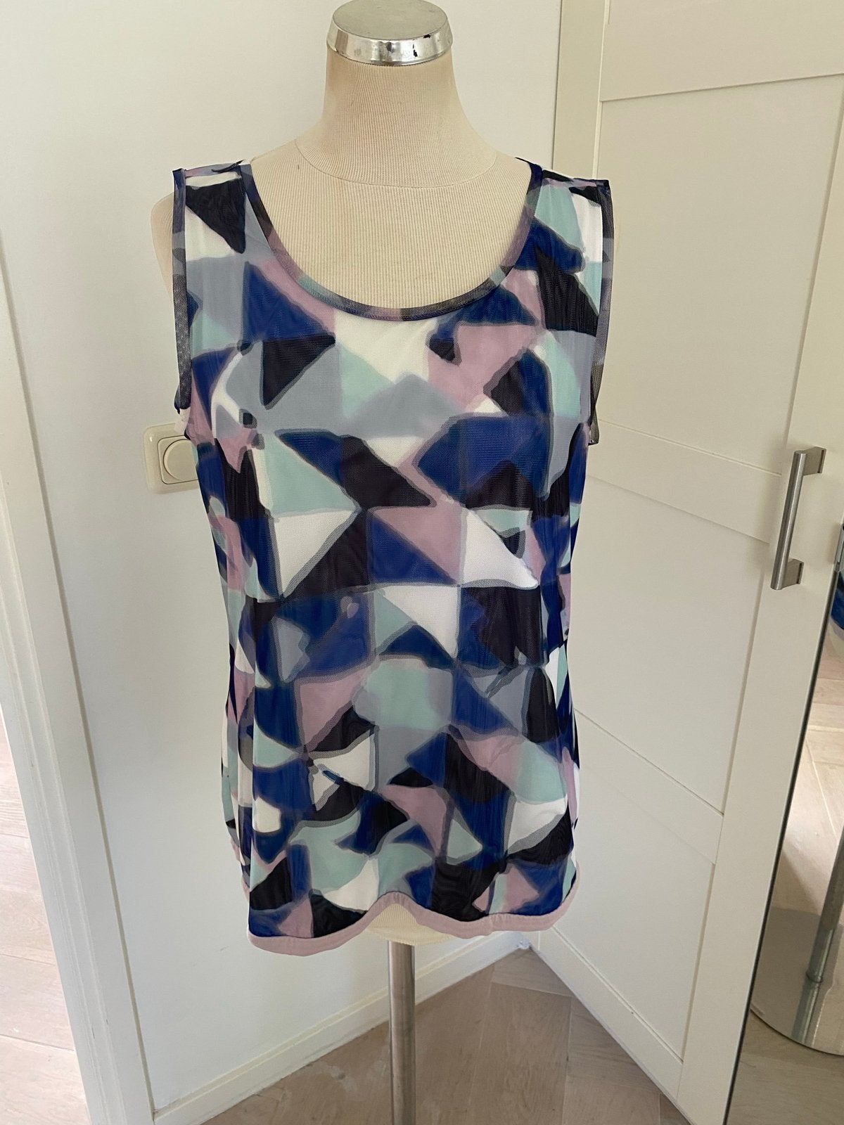 Expresso mouwloze top met geometrische print, maat XL, Meerkleurig, Maat 46/48 (XL) of groter, Nieuw, Ophalen of Verzenden