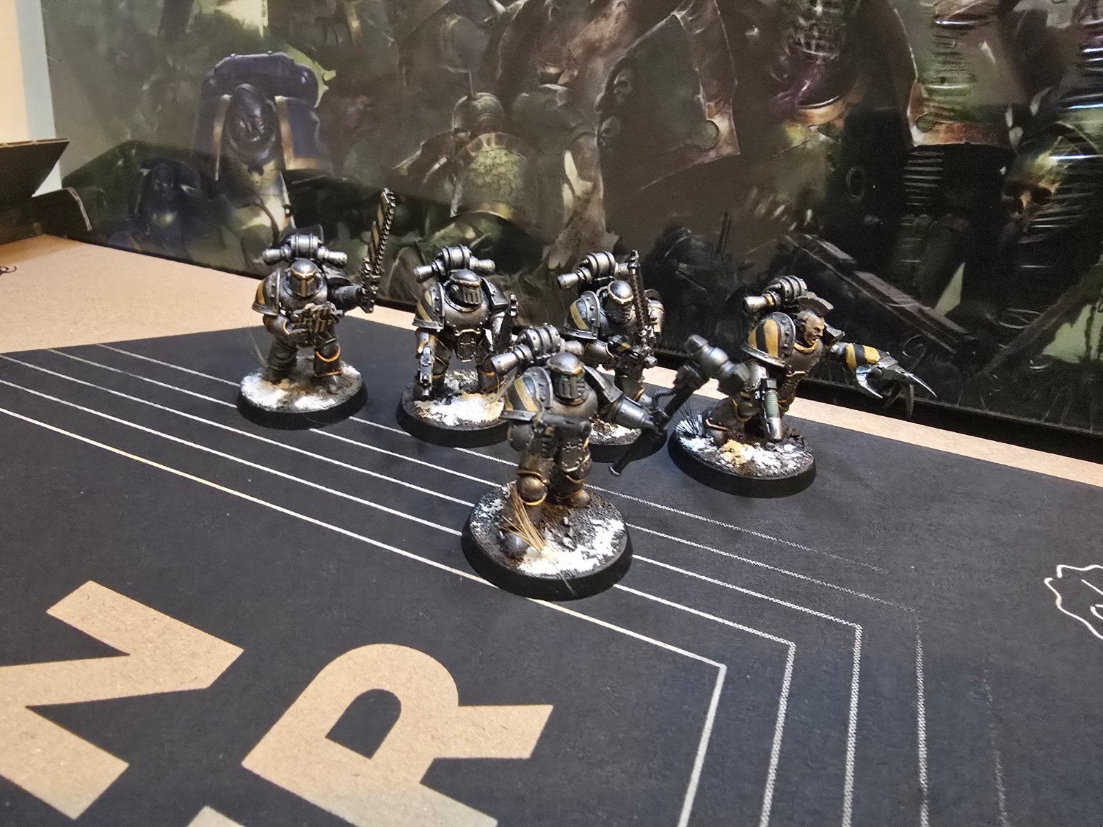 Iron warriors chosen/legionaries kitbash - Chaos 40k, Hobby en Vrije tijd, Wargaming, Ophalen of Verzenden, Zo goed als nieuw