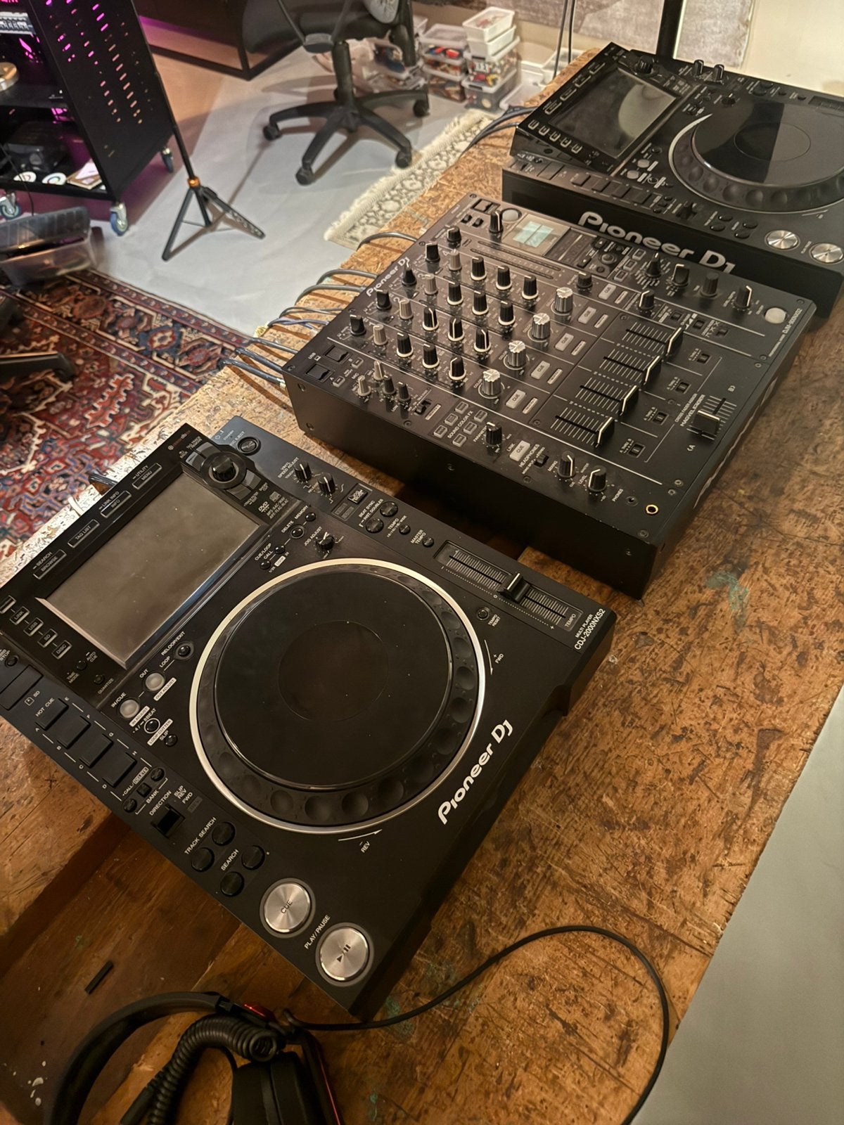 1 Pioneer DJM-900NXS2 en 2 CDJ-2000NXS2, Ophalen, Zo goed als nieuw, Pioneer