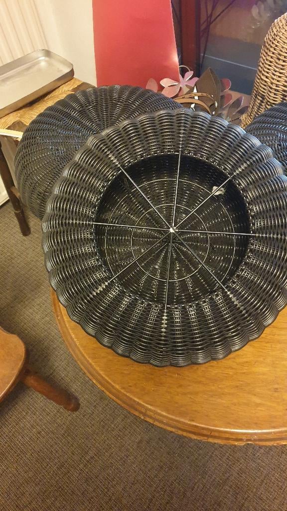 bij zet poef, Ophalen, Overige materialen, Minder dan 50 cm, Rond