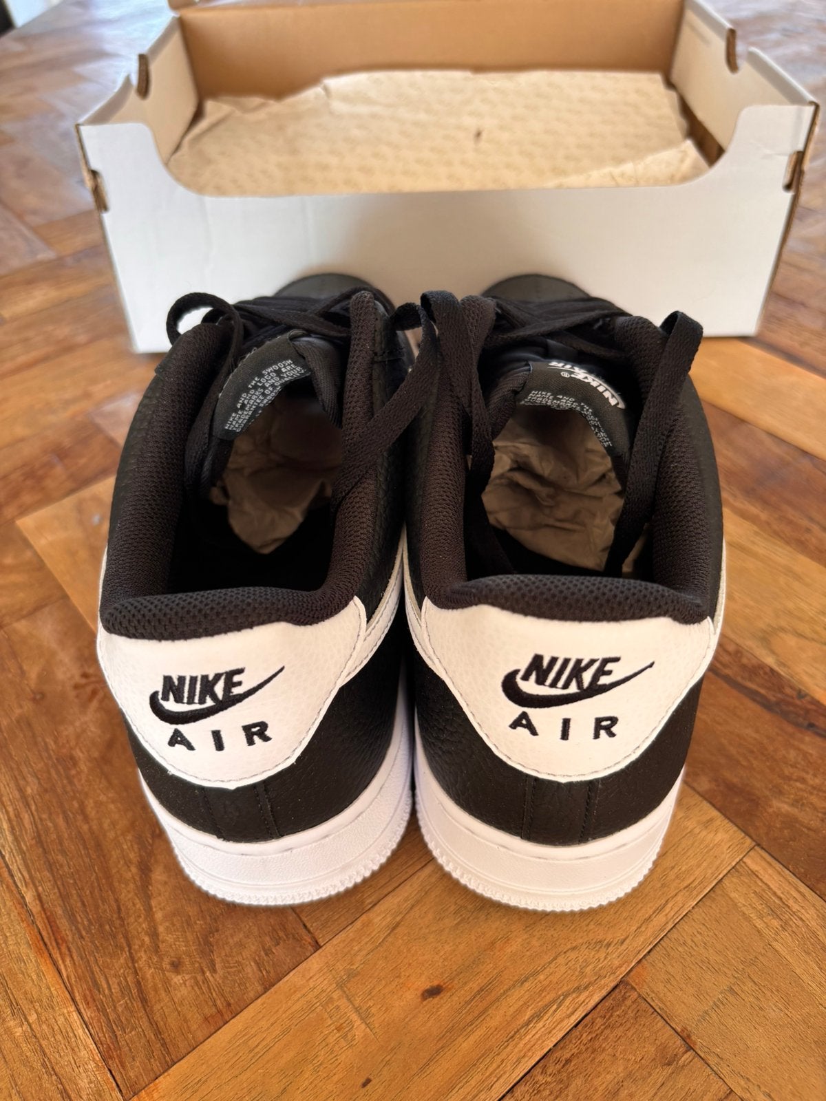 AirForce1 sneakers, Verzenden, Zwart, Nieuw, Sneakers of Gympen