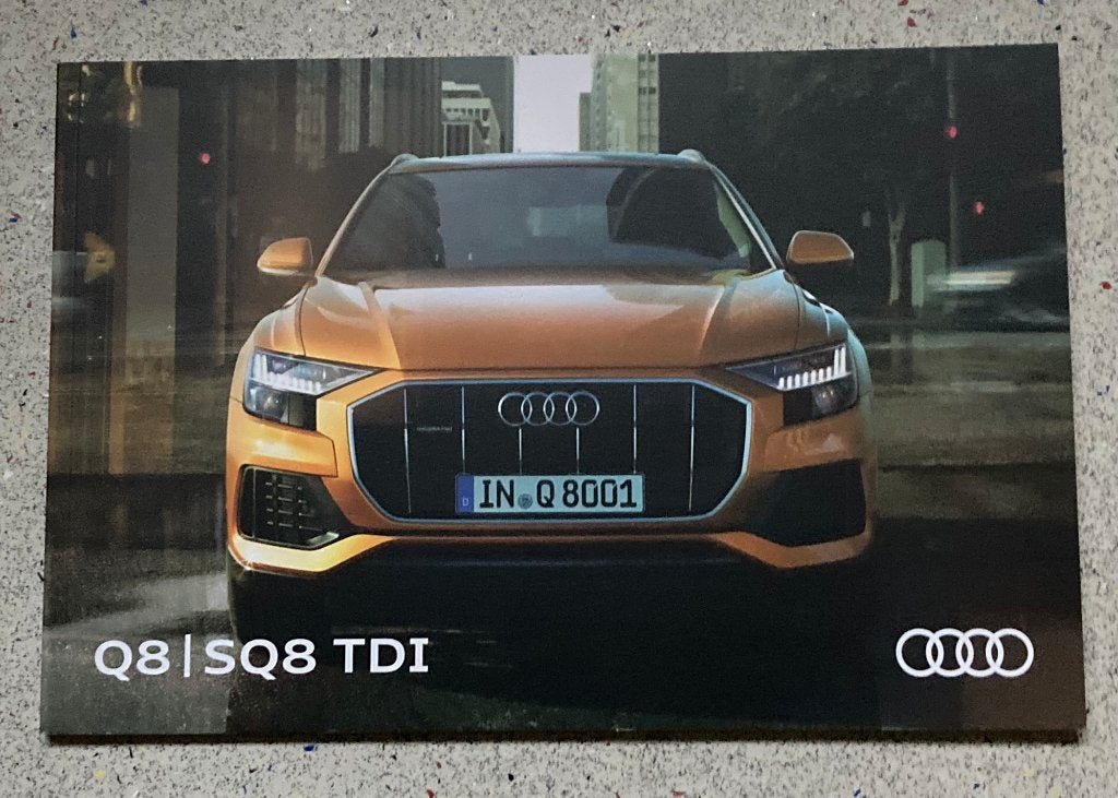 Brochure / Folder Audi Q8 - SQ8 TDI - 2019, Verzenden, Zo goed als nieuw, Audi, Audi