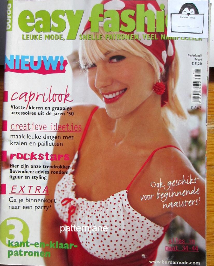 Stitched by You - lente zomer 2015 en Burda Easy fashion, Hobby en Vrije tijd, Kledingpatronen, Verzenden, Vrouw, Burda, Overige typen