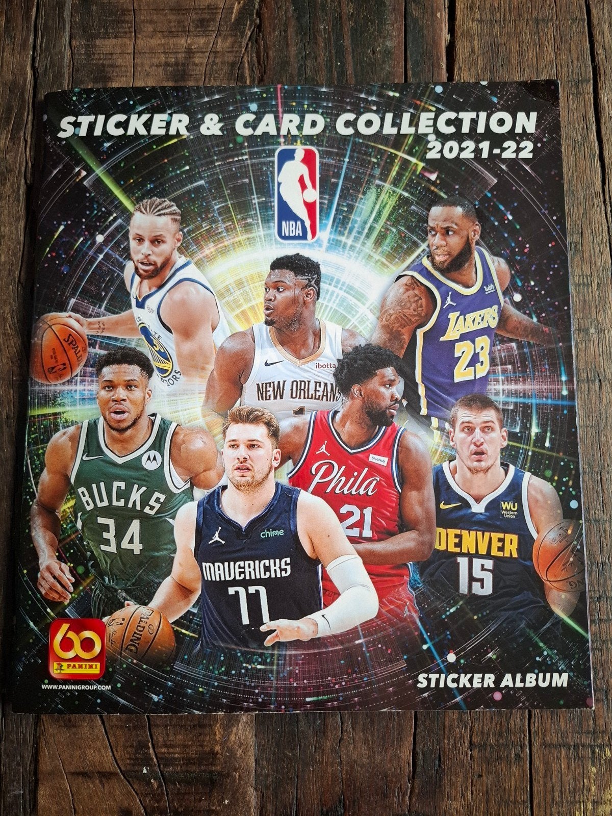 Compleet Panini NBA stickeralbum, Hobby en Vrije tijd, Stickers en Plaatjes, Ophalen of Verzenden, Zo goed als nieuw, Meerdere stickers
