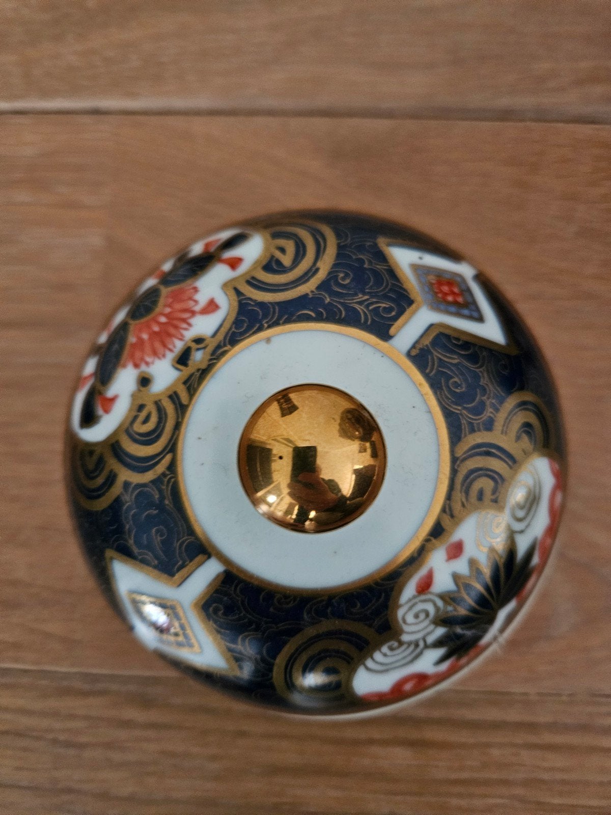 Shimabara Imari Porseleinen Potje met Deksel, Ophalen of Verzenden