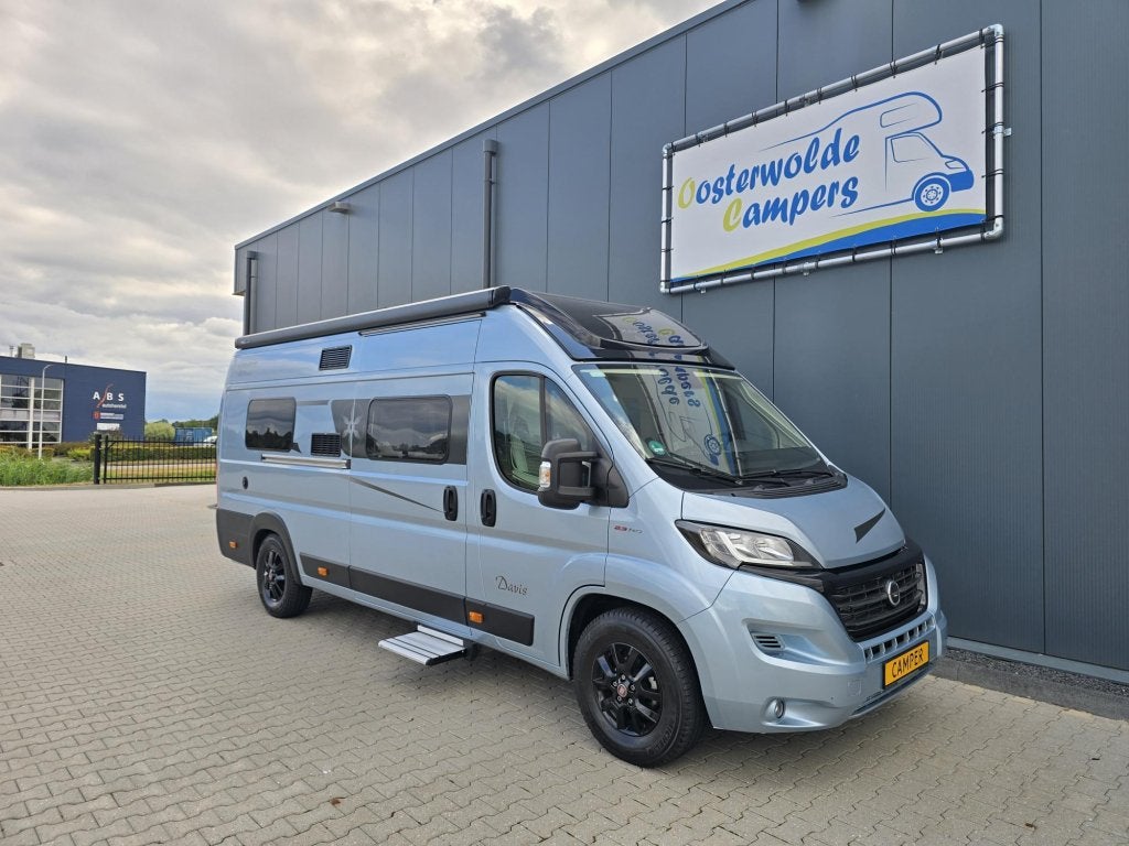 Karmann Davis 640 Lengte Bed 9 Traps Automaat 2x Airco Solar, Caravans en Kamperen, Campers, Automaat, Buscamper of Camperbus