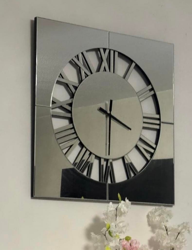 Eric Kuster XXL klok 80 bij 80cm, Ophalen, Zo goed als nieuw, Wandklok