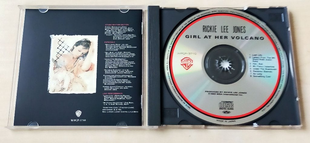Rickie Lee Jones - Girl At The Volcano CD 1983/1990 Japan, Ophalen of Verzenden, Zo goed als nieuw, Poprock