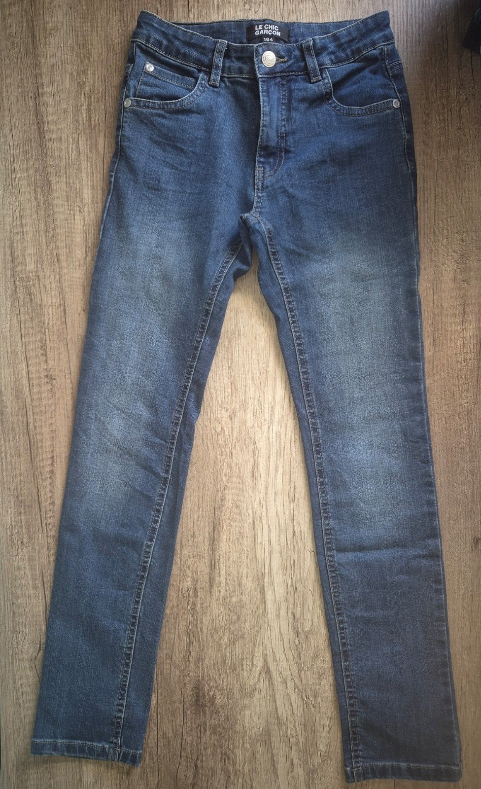 Le Chic Garcon Jeans - Maat 164, Ophalen of Verzenden, Zo goed als nieuw, Jongen, Le Chic Garcon