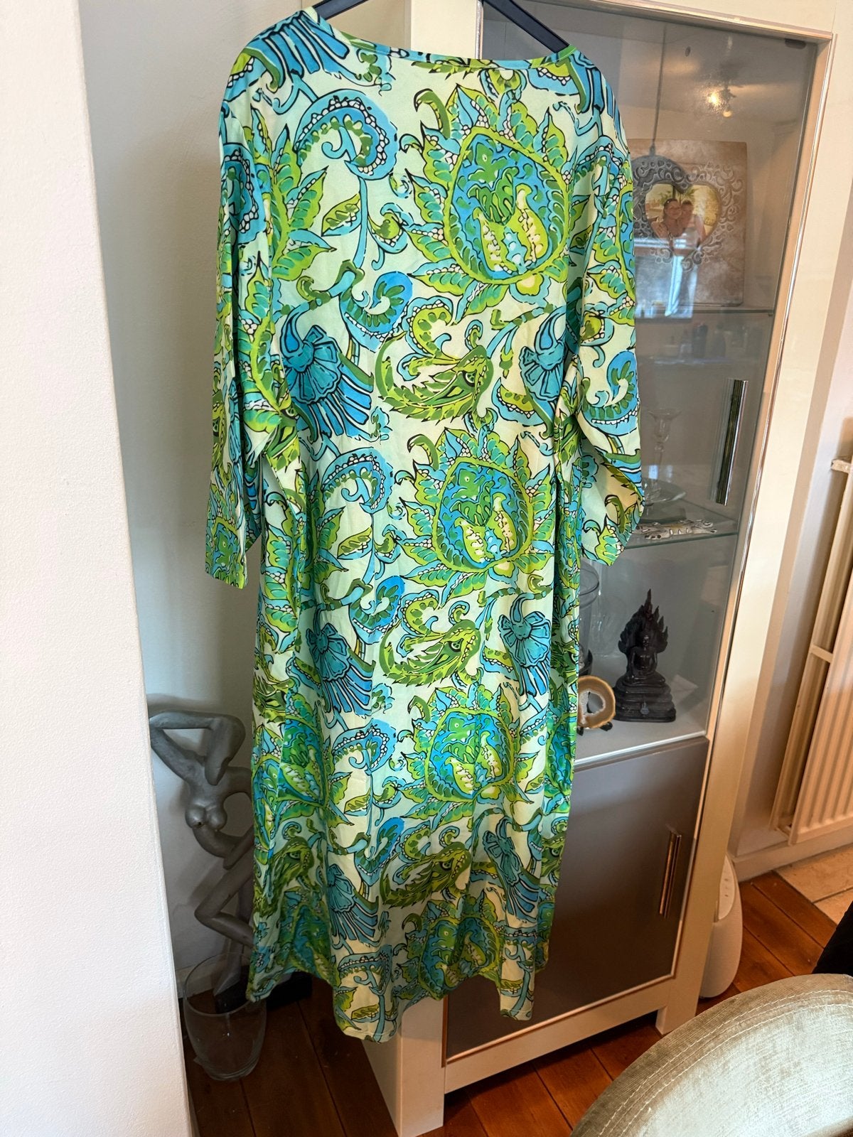 Nieuwe Chic Me jurk 5XL - Blauw/Groen patroon, Kleding | Dames, Grote Maten, Ophalen of Verzenden, Nieuw, Meerkleurig, Jurk