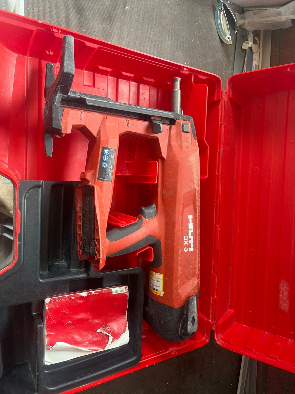 Hilti BX 3 Accu Spijkerpistool in originele koffer, Ophalen of Verzenden, Gebruikt, Overige typen, Hilti