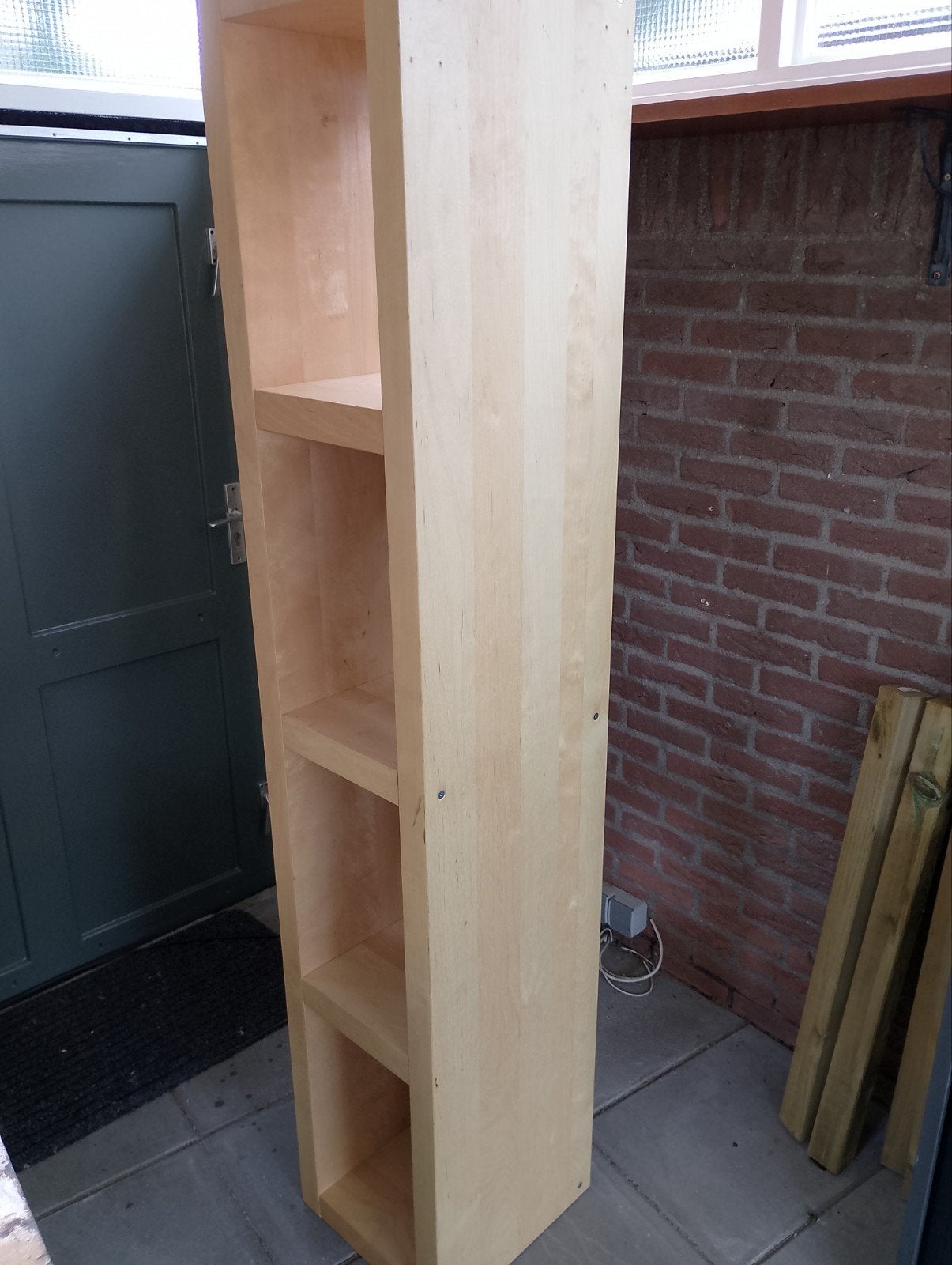 Ikea Lack kast 4 vakken, Huis en Inrichting, Ophalen, Met plank(en), Minder dan 50 cm, Gebruikt