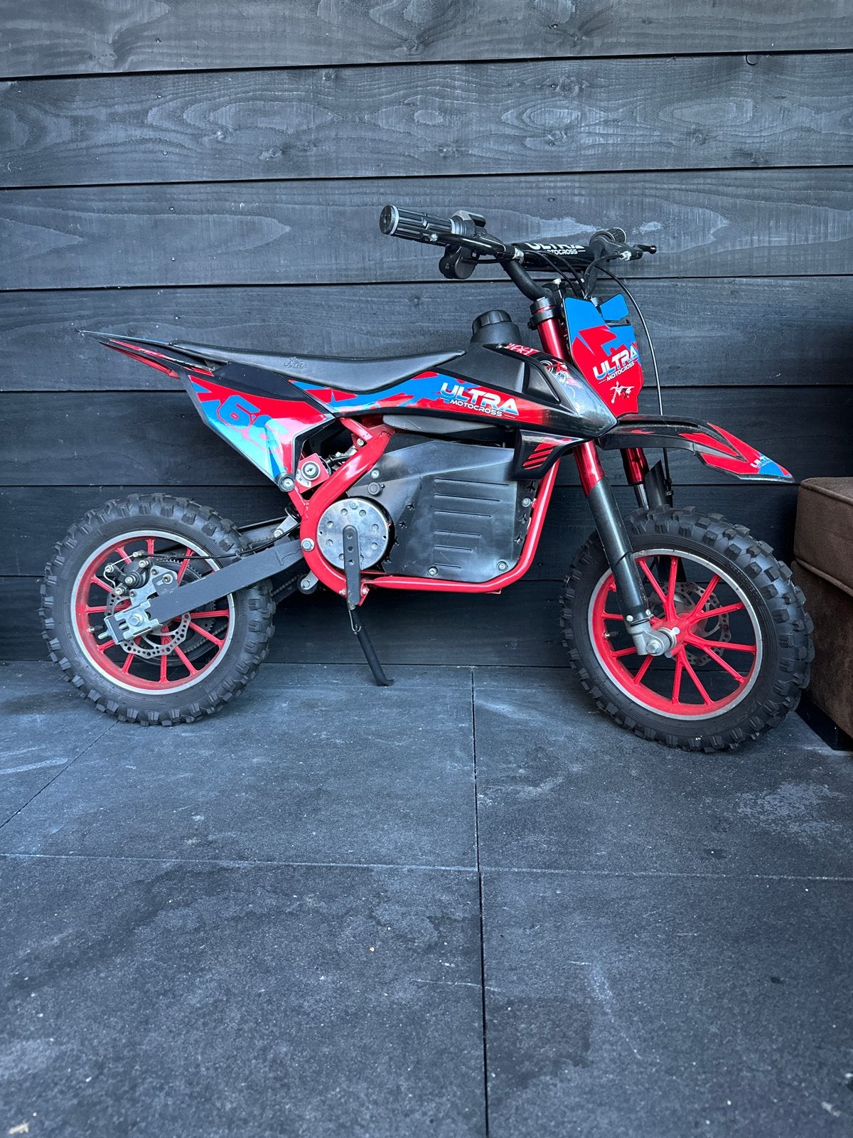Elektrische kinder crossmotor - Ultra Motocross, Ophalen, Gebruikt, Schijfrem, Dirtbike