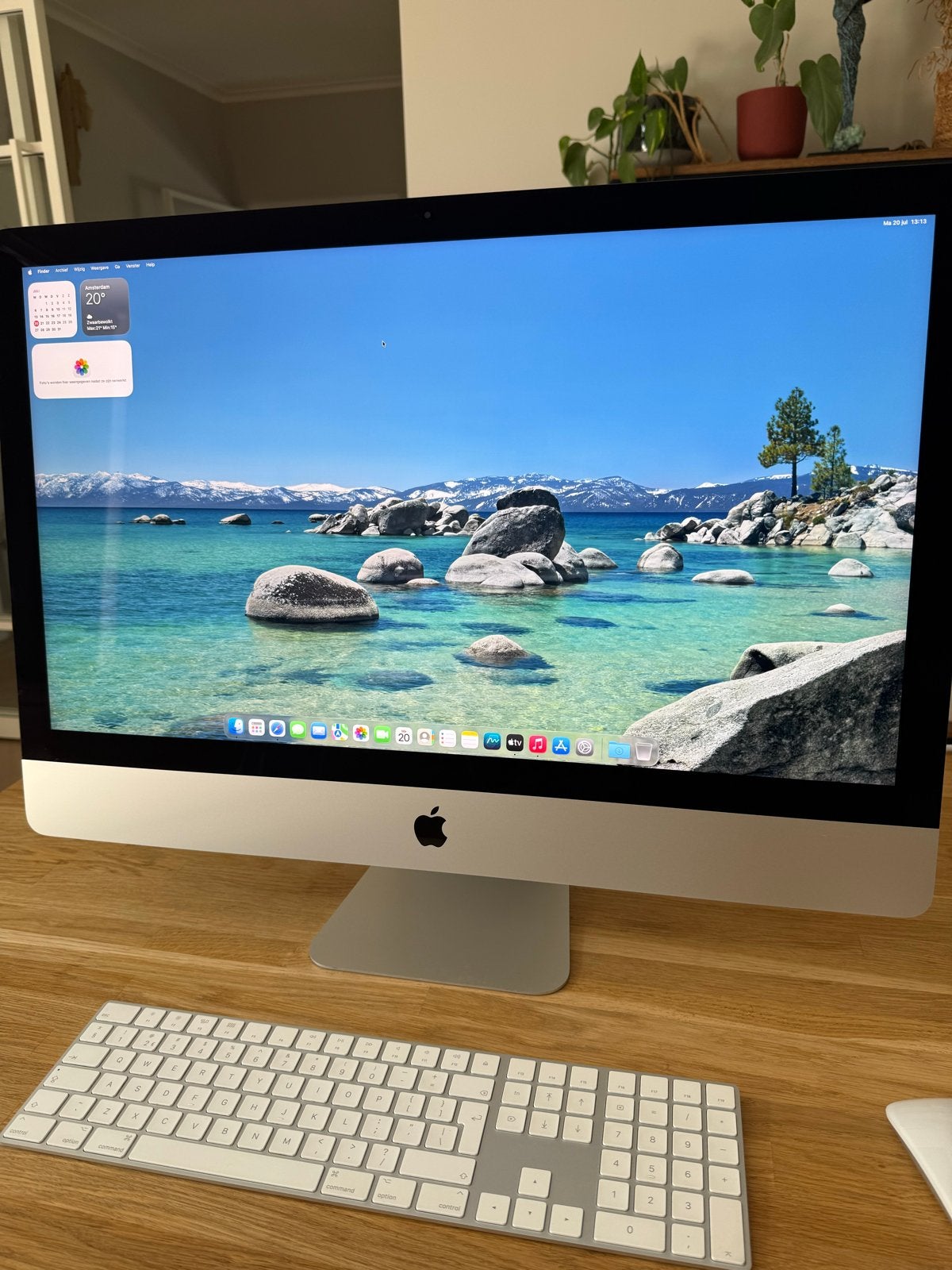 Apple iMac 27 inch 2020 retina 5k- 6-core i5, 8GB, 256GB SSD, Ophalen, IMac, Zo goed als nieuw, 27 inch