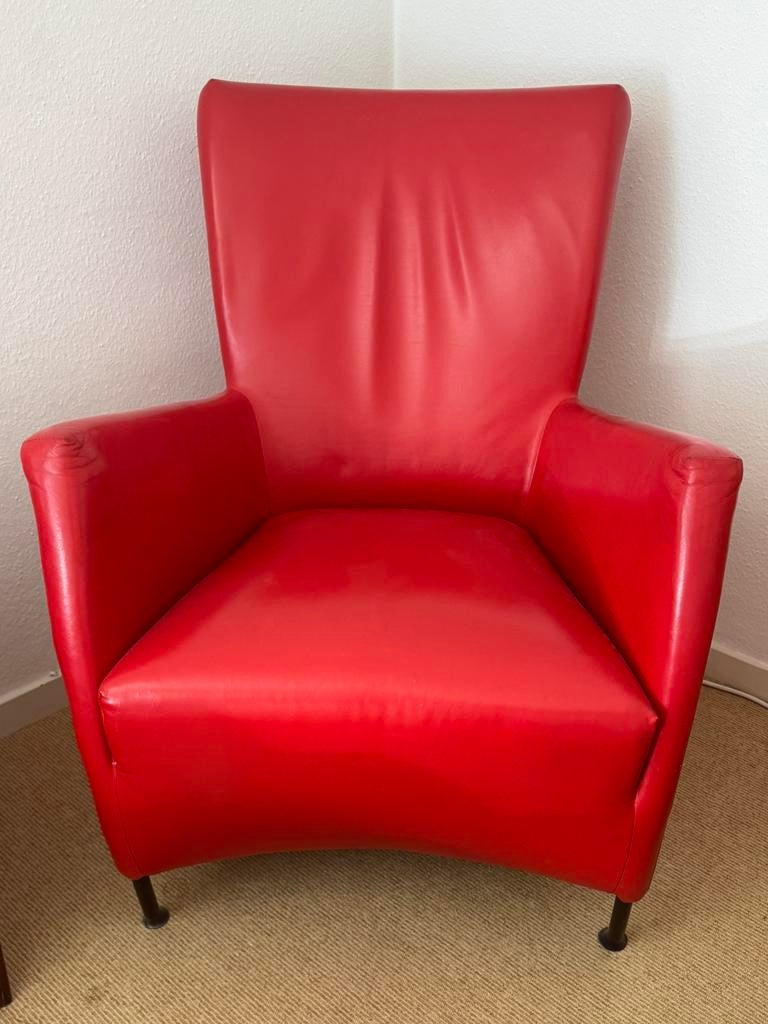Fauteuil, Ophalen, Gebruikt, Merk Montis, Leer