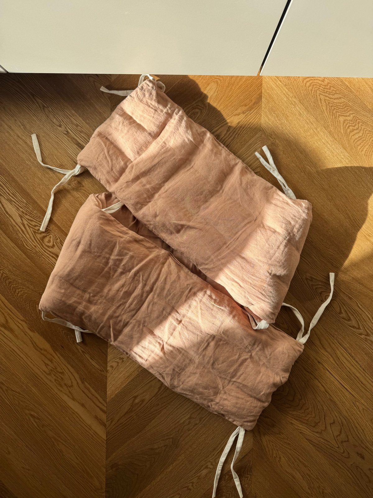 Roze bedomrander voor babybedje of ledikant, Overige merken, Meisje, Ledikant, Nieuw