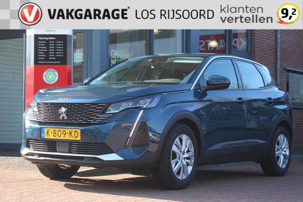 PEUGEOT 3008 1.2 PureTech *Active* | Trekhaak | Camera | Car, Voorwielaandrijving, Stof, 1199 cc, Blauw