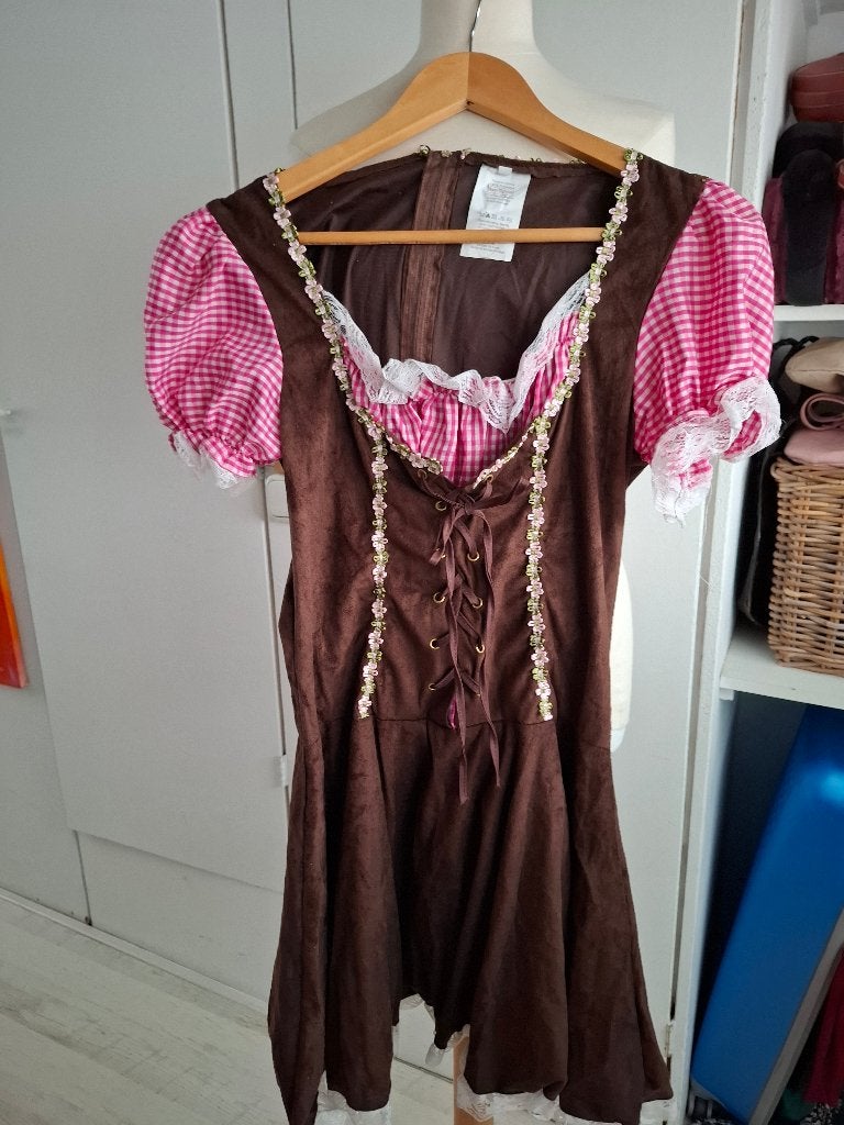 Octoberfest tirol jurk 40/42, Kleding | Dames, Maat 38/40 (M), Carnaval, Ophalen of Verzenden, Zo goed als nieuw