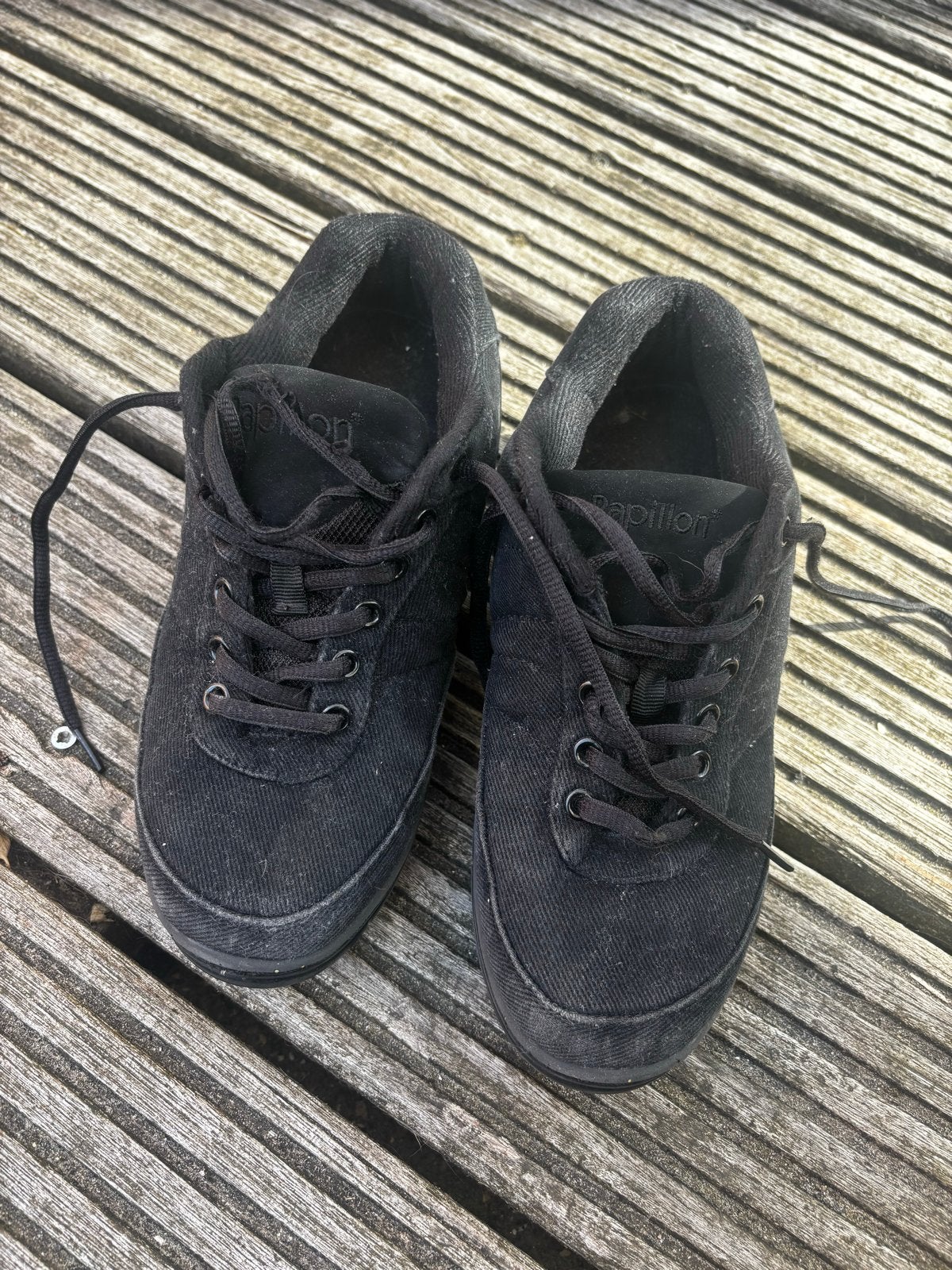 Zwarte Papillon dansschoenen - Maat 39, Ophalen, Gedragen, Zwart, Dansschoenen