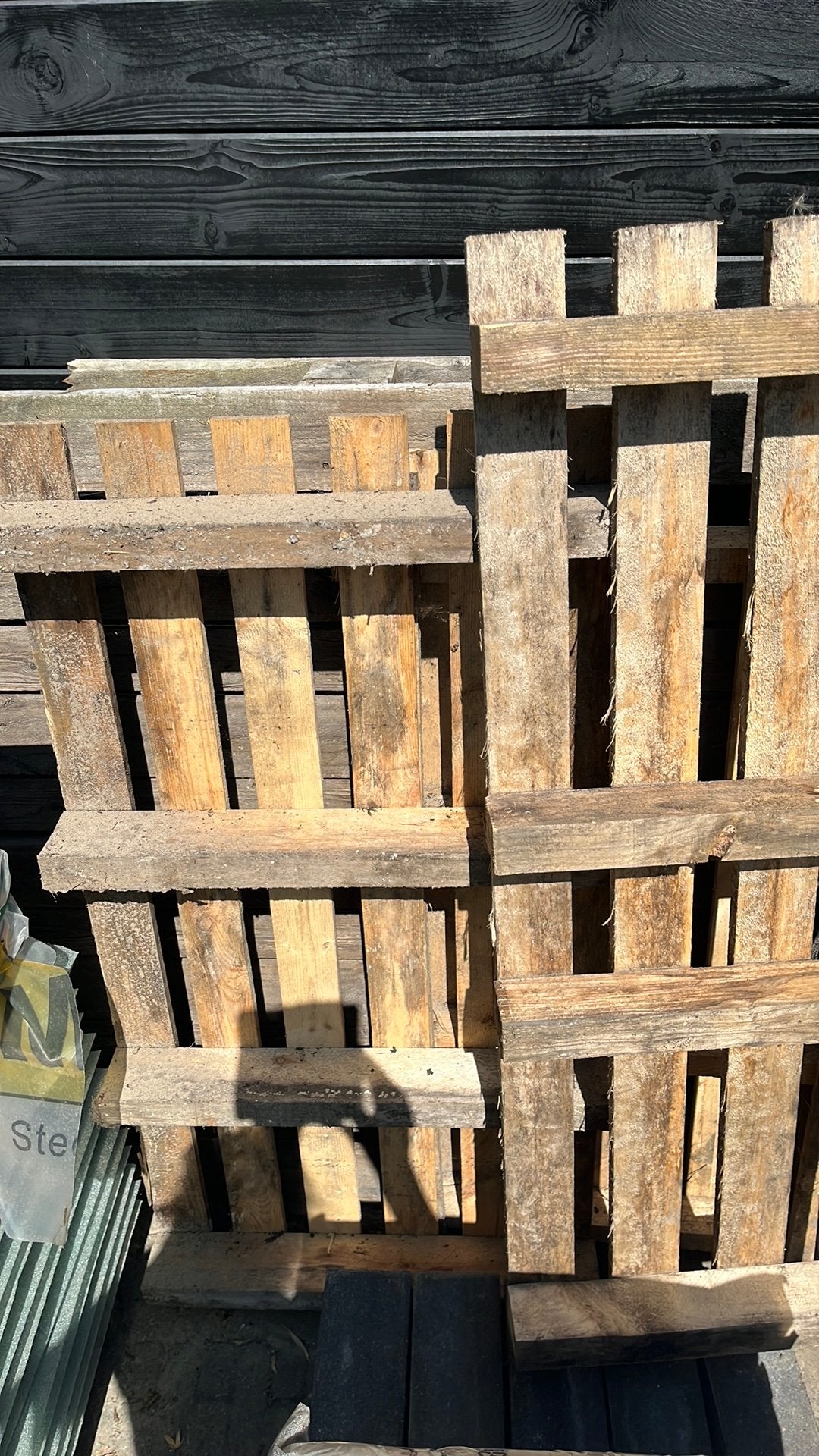 Gratis pallets, Minder dan 3 m³, Ophalen