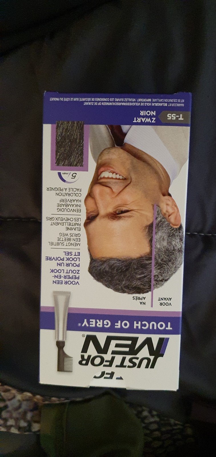 Just For Men Touch Of Grey T-55 Zwart Haarverf, Verzenden, Nieuw, Overige typen