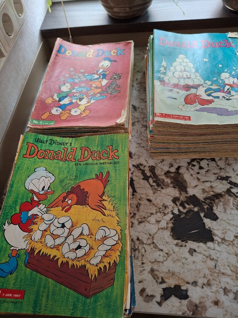 Donald duck, Boeken, Stripboeken, Donald Duck, Meerdere stripboeken, Ophalen, Gelezen