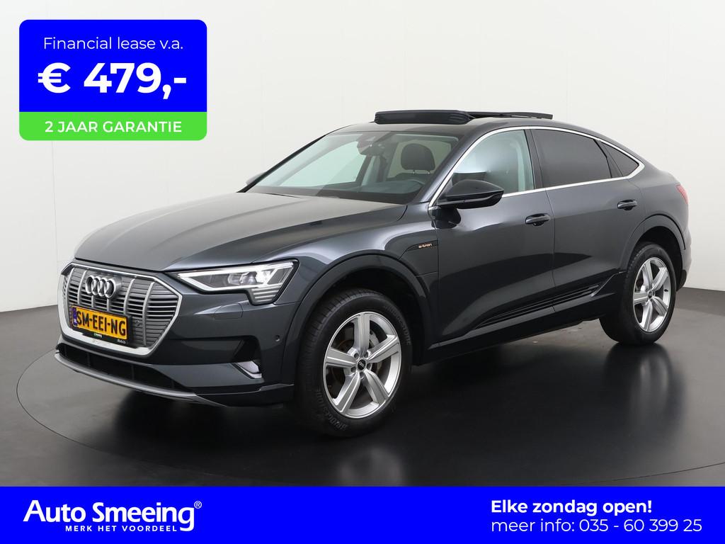 Audi e-tron Sportback 55 quattro Advanced Plus 95 kWh | SOH, Auto's, Audi, Automaat, 12 maanden, Leder, Vierwielaandrijving