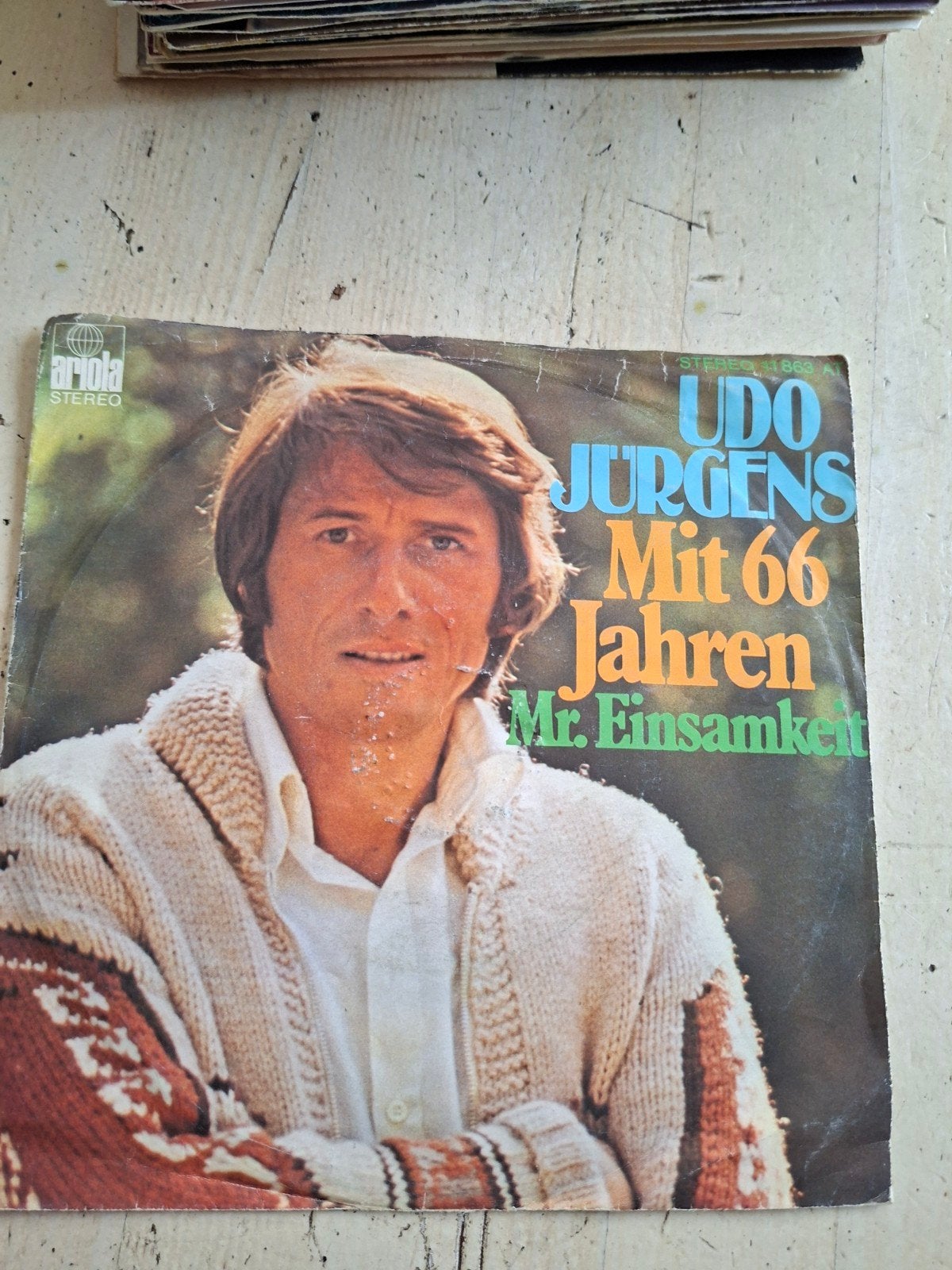 Udo Jürgens - Mit 66 Jahren / Mr. Einsamkeit (Single), Cd's en Dvd's, Ophalen of Verzenden, Gebruikt, Schlager