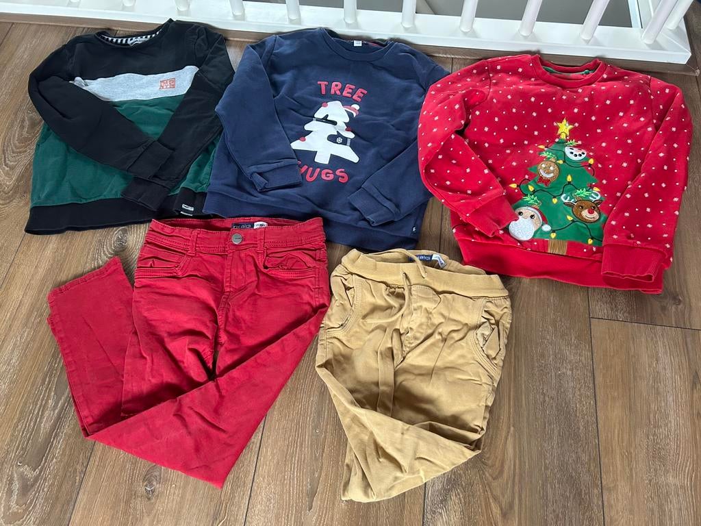 Set jongens kleding winter mt 140, Ophalen of Verzenden, Gebruikt, Maat 140