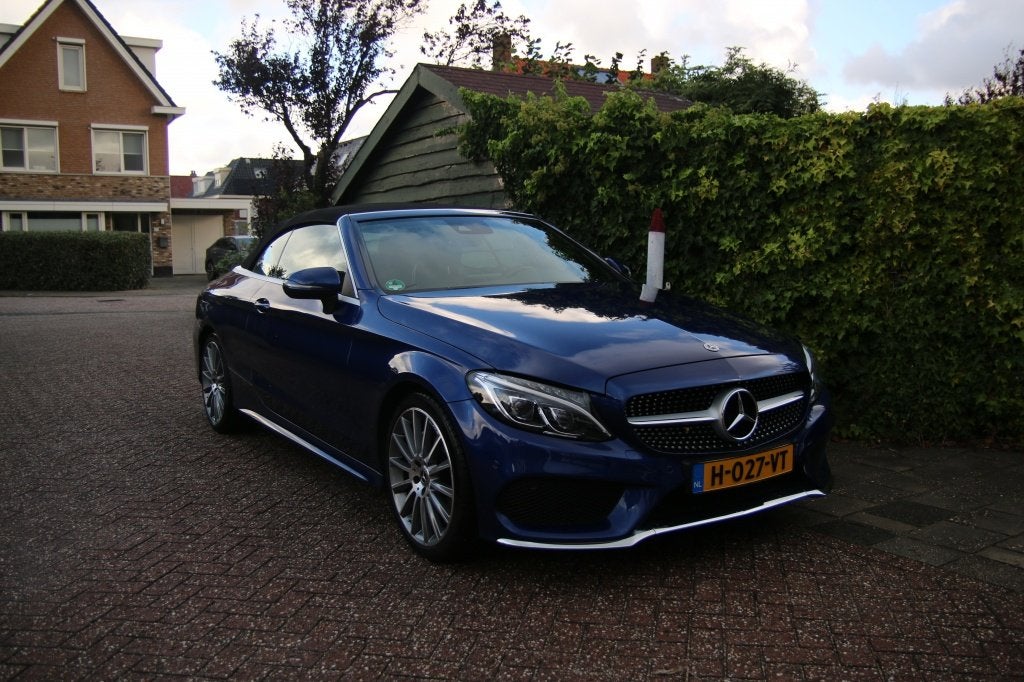 Mercedes-benz C-klasse Cabrio 200 Prestige AMG | Camera acht, Auto's, Automaat, 12 maanden, 15 km/l, 4 cilinders