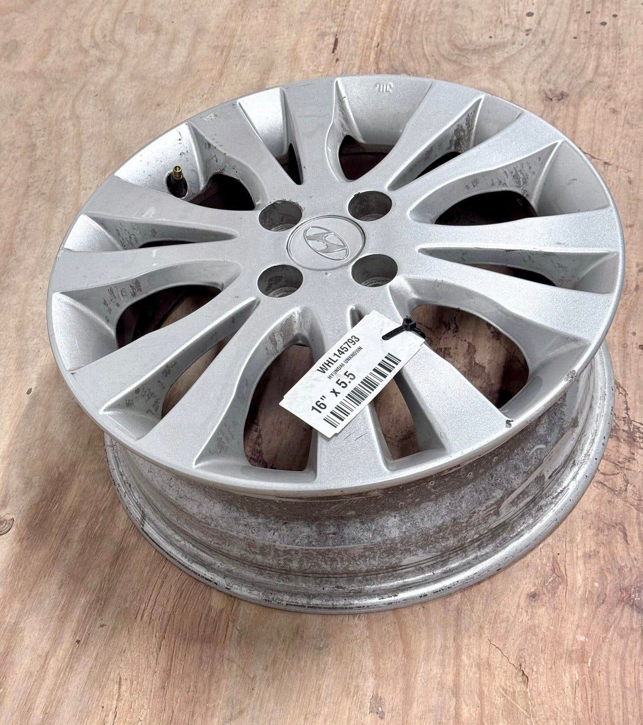 Licht metalen Velg Wiel HYUNDAI I20 I 16” inch x 5.5J oem, Ophalen of Verzenden, L, L, L
