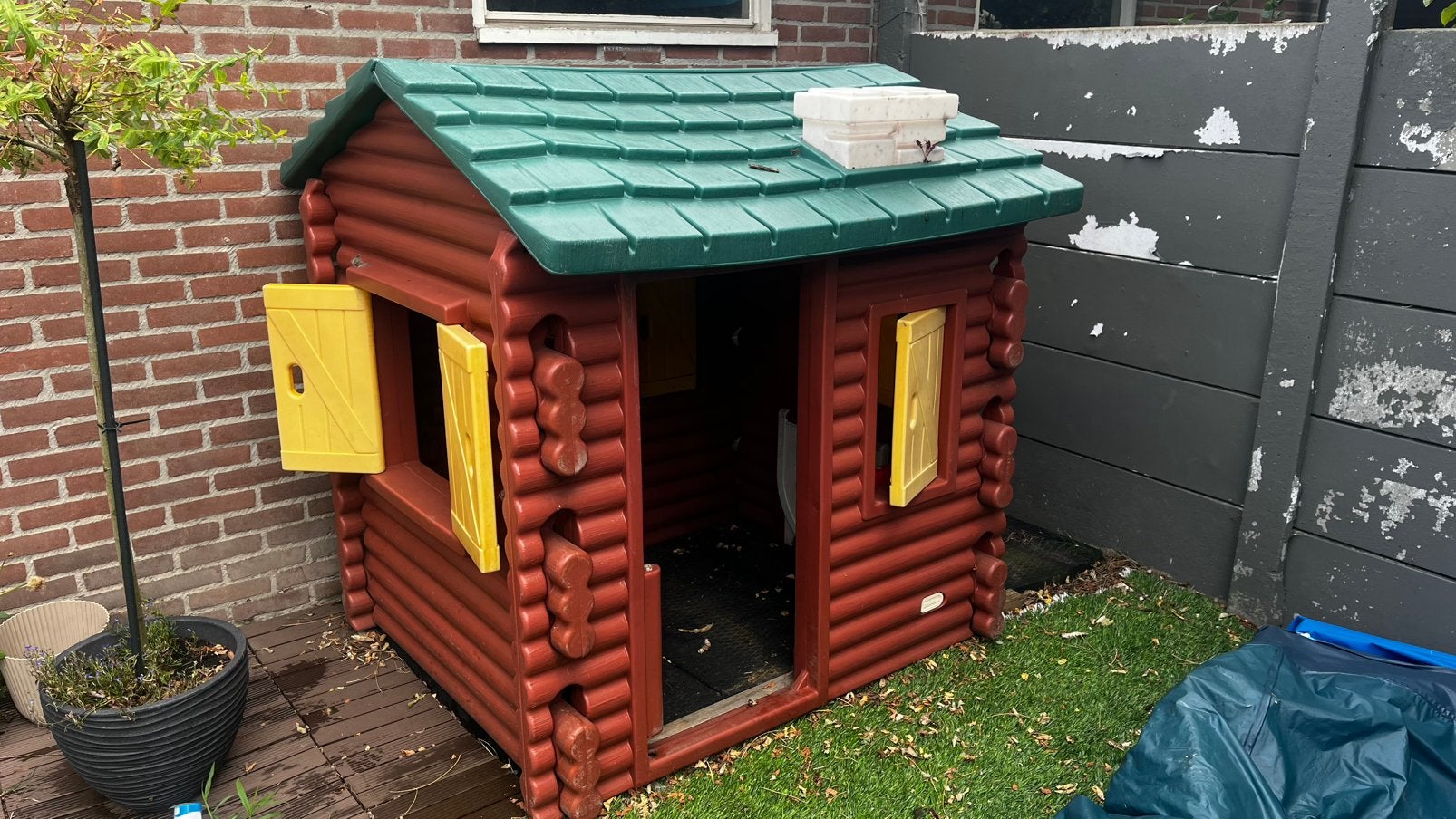 Little tikes blukhut huisje, Kinderen en Baby's, Speelgoed | Buiten | Speelhuisjes, Ophalen, Gebruikt, Kunststof