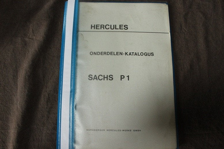 Hercules Sachs P1 onderdelen boek Hercules bromfiets, Ophalen of Verzenden, Gebruikt