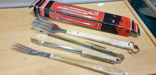 bbq bestek 3 delig, Ophalen of Verzenden, 'T Olde Gre-j, Info@toldegrej.nl, Endepoelstraat 20f Didam