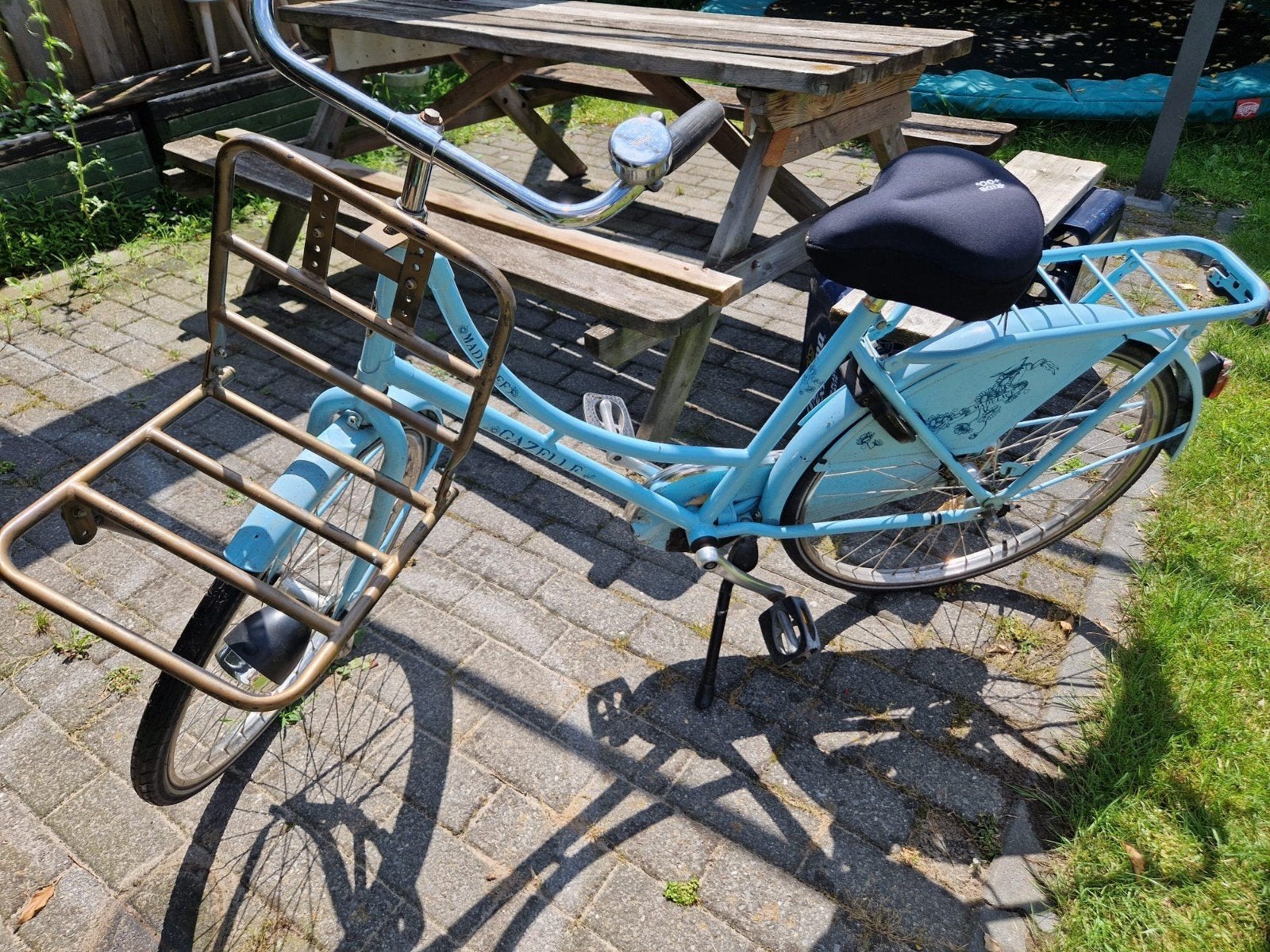 Lichtblauwe Gazelle Madelief fiets 24 inch - Gebruikt, Fietsen en Brommers, Fietsen | Meisjes, Ophalen of Verzenden, Gebruikt