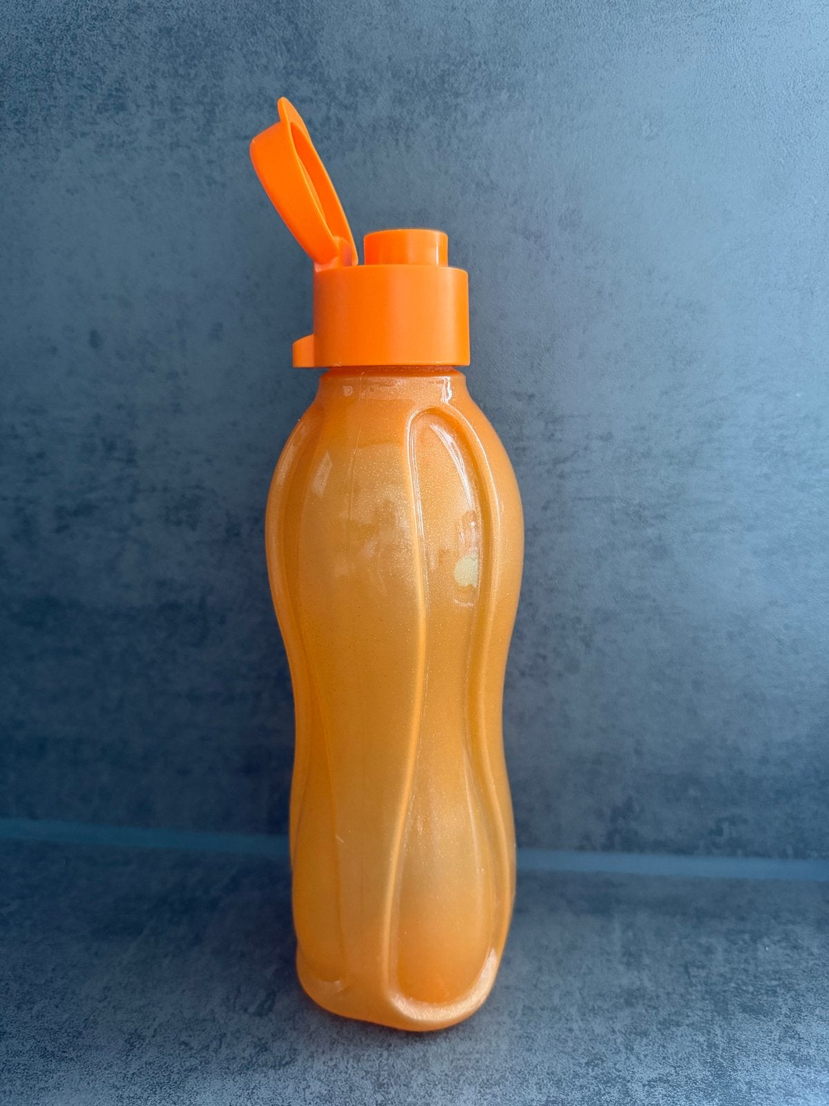 Tupperware Fles 500 ml Oranje Drinkfles, Gebruikt, 500 ml, Oranje, Ophalen of Verzenden