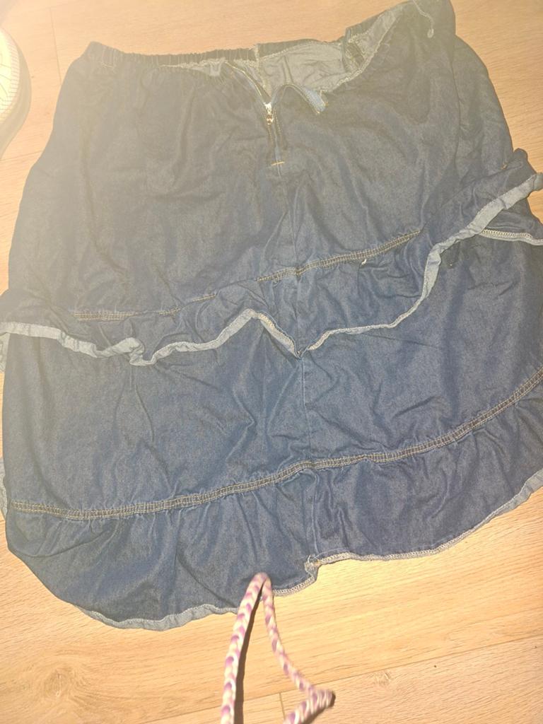 Spijkerrok 4xl, Kleding | Dames, Rokken, Ophalen of Verzenden, Zo goed als nieuw, Maat 46/48 (XL) of groter, Blauw