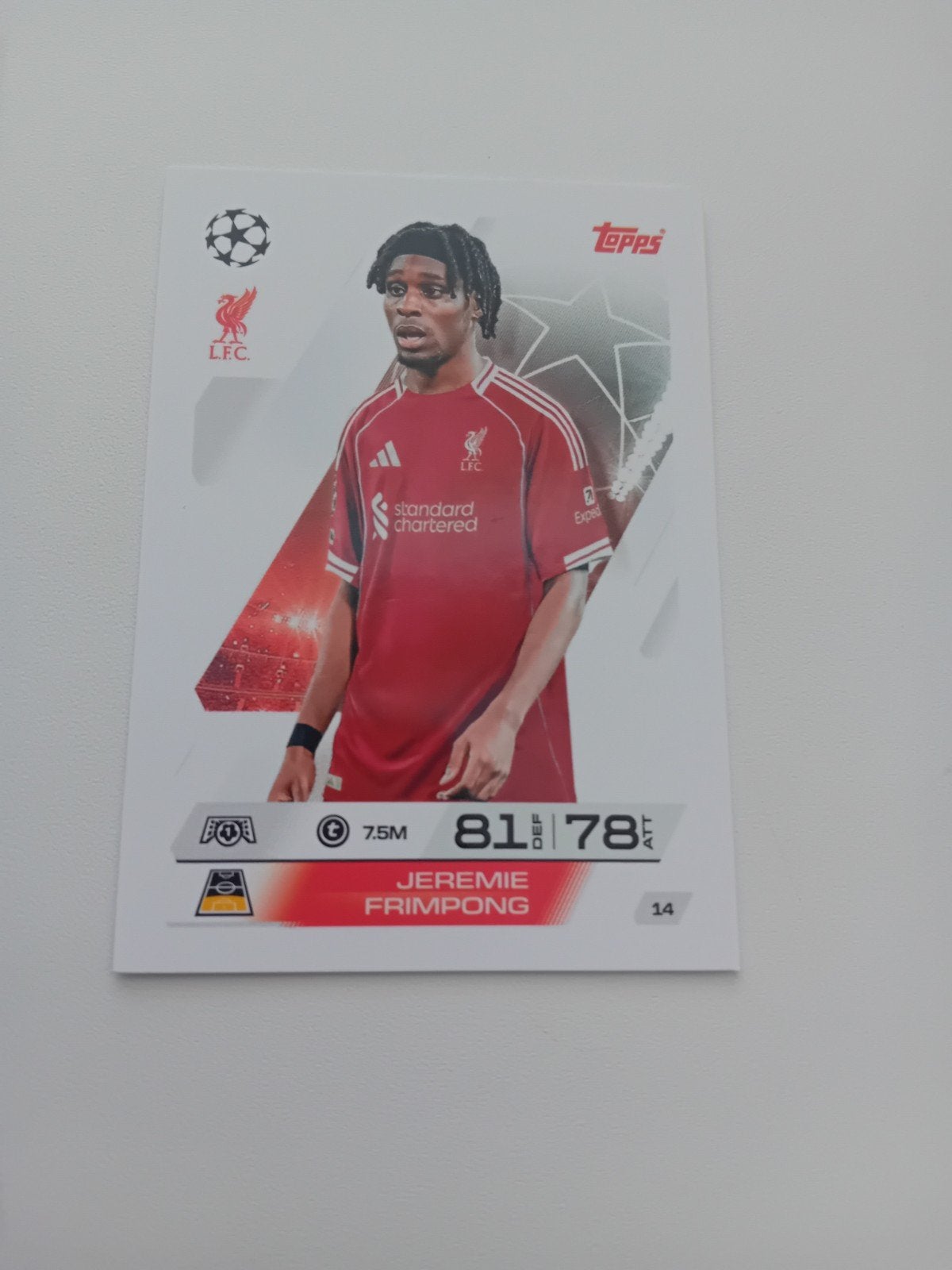 Topps Match attax 25/26 frimpong, Ophalen of Verzenden, Nieuw, Plaatje