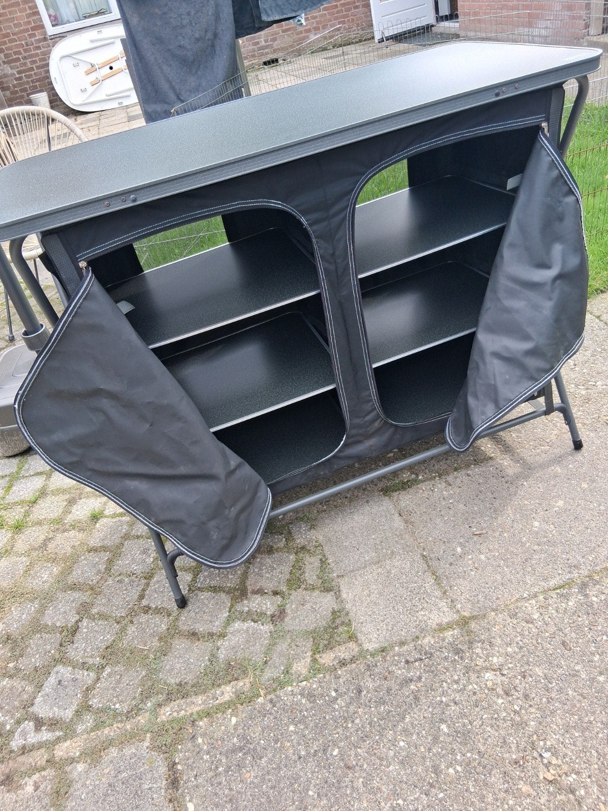 Kampa Zara campingkasten met draagtas, Ophalen