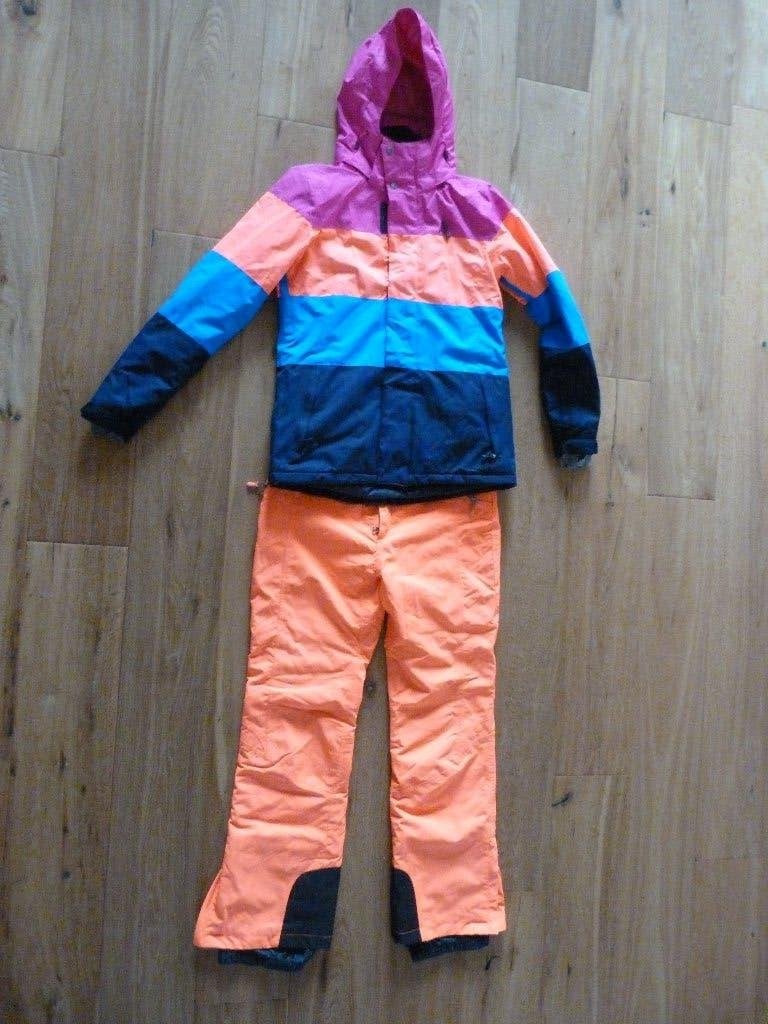 Ski-jas, Protest, maat M/38 en ski-broek, oranje, maat XL/42, Overige typen, Maat 42/44 (L), Ophalen of Verzenden, Zo goed als nieuw