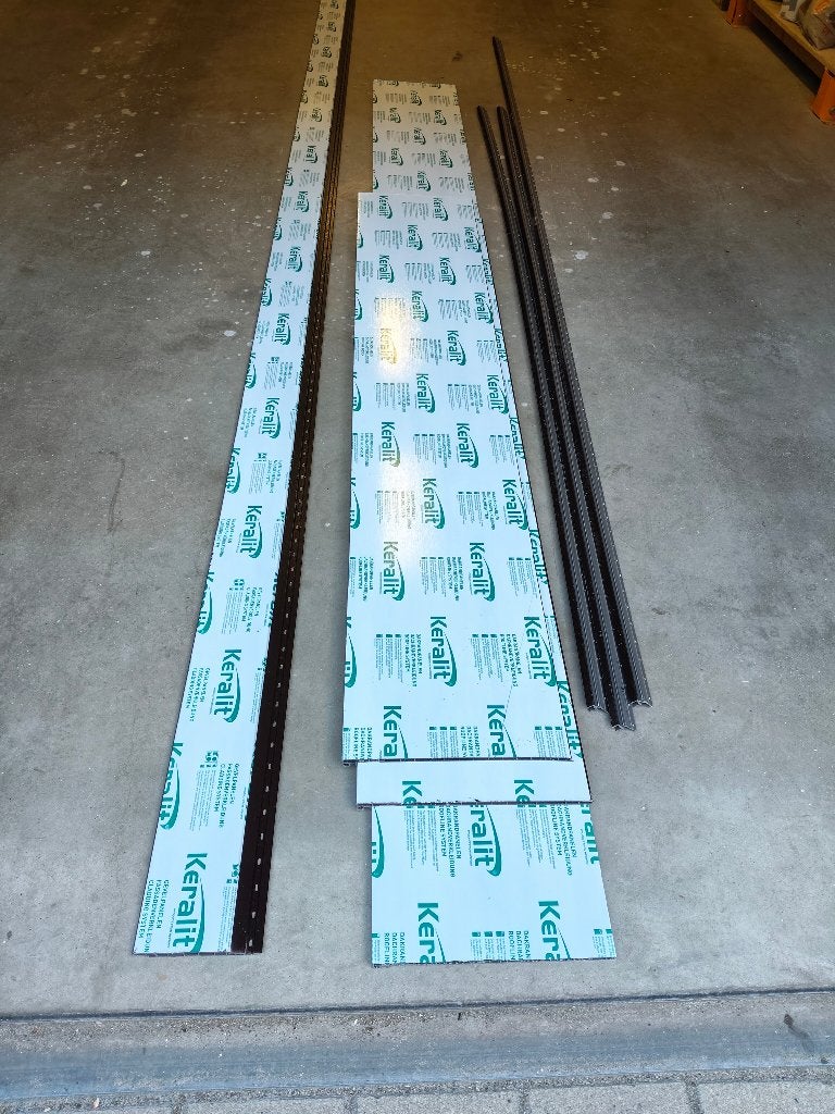 donkerbruin keralit sponningdeel 143, Ophalen, Minder dan 25 mm, Nieuw, Plank