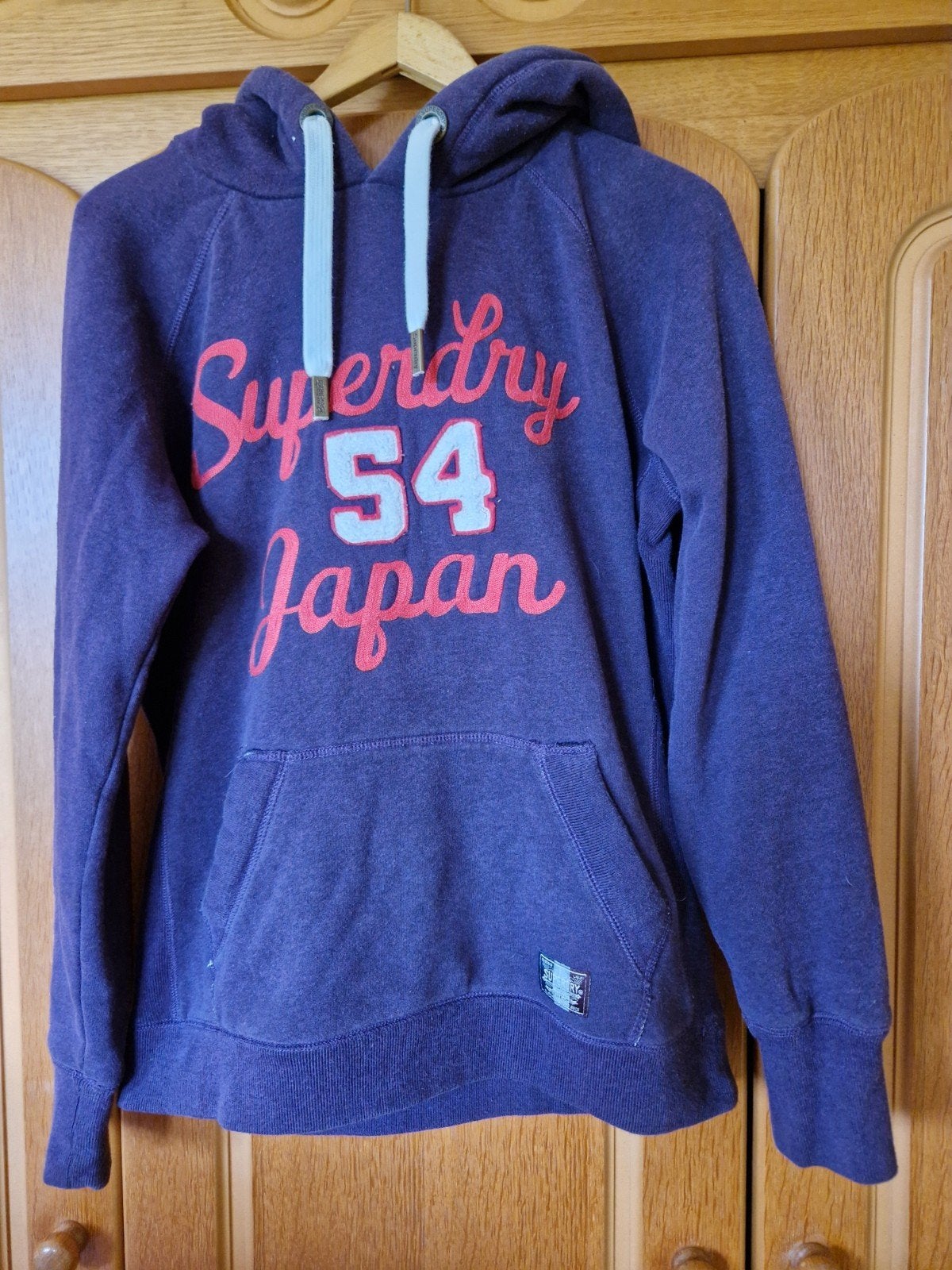 Superdry Hoodie Maat L - Paars, Superdry, Paars, Maat 42/44 (L), Ophalen of Verzenden