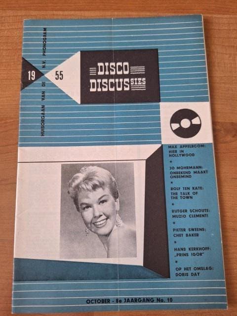 Disco Discussies 1955 Doris Day Chet Baker Henri Salvador, Ophalen of Verzenden, Gelezen, Muziek, Film of Tv